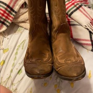 Pointed Brown Cowgirl Boots